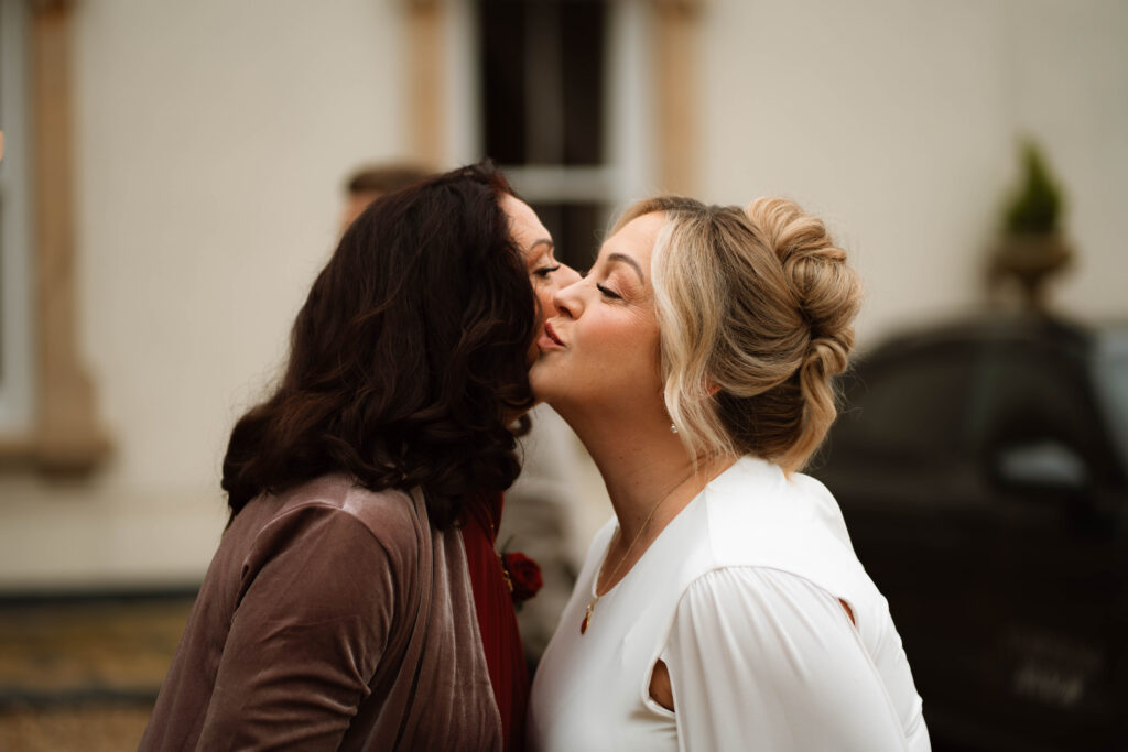 A photograph of a couple just married in Devon. Shot by UK Photographer, Chris Goddard.