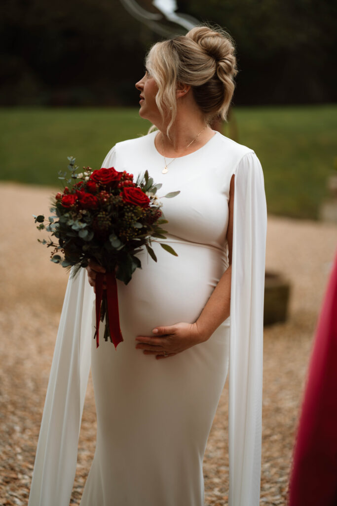 A photograph of a couple just married in Devon. Shot by UK Photographer, Chris Goddard.