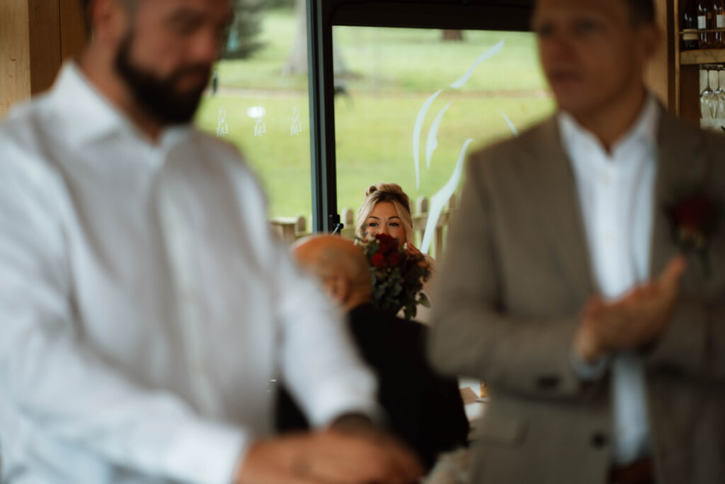 A photograph of a couple just married in Devon. Shot by UK Photographer, Chris Goddard.