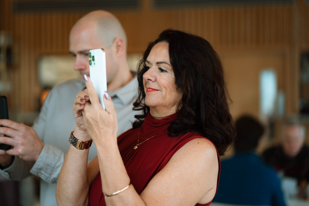 A photograph of a couple just married in Devon. Shot by UK Photographer, Chris Goddard.