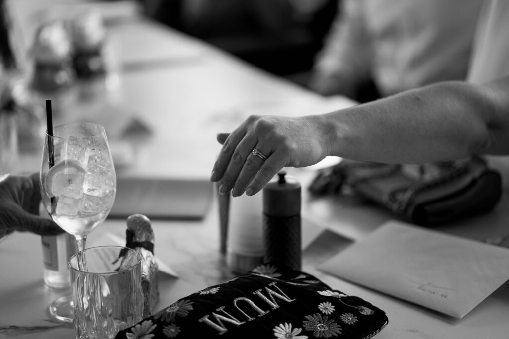 A photograph of a couple just married in Devon. Shot by UK Photographer, Chris Goddard.