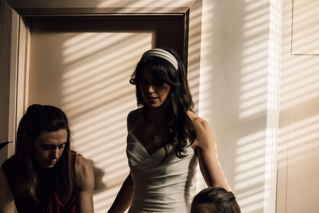 A couple just married at Clapton Country Club in London. Shot by UK wedding photographer, Chris Goddard.