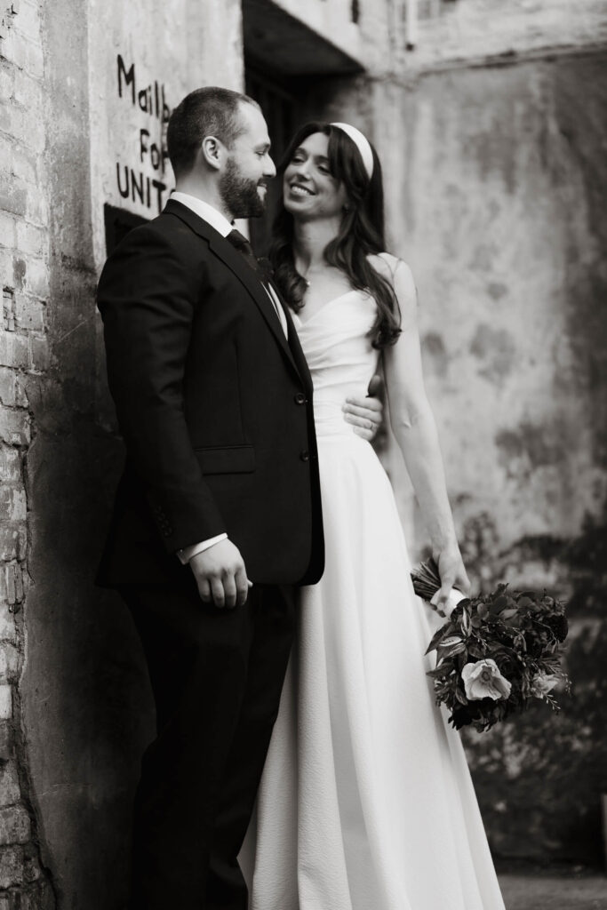 A couple just married at Clapton Country Club in London. Shot by UK wedding photographer, Chris Goddard.
