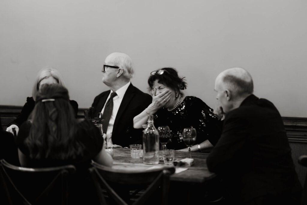 A couple just married at Clapton Country Club in London. Shot by UK wedding photographer, Chris Goddard.