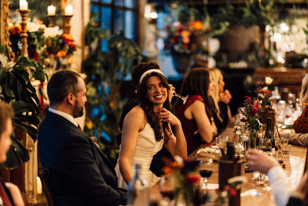 A couple just married at Clapton Country Club in London. Shot by UK wedding photographer, Chris Goddard.